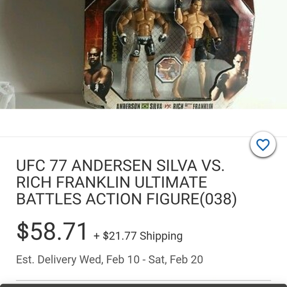 UFC action figures in box - Picture 5 of 6